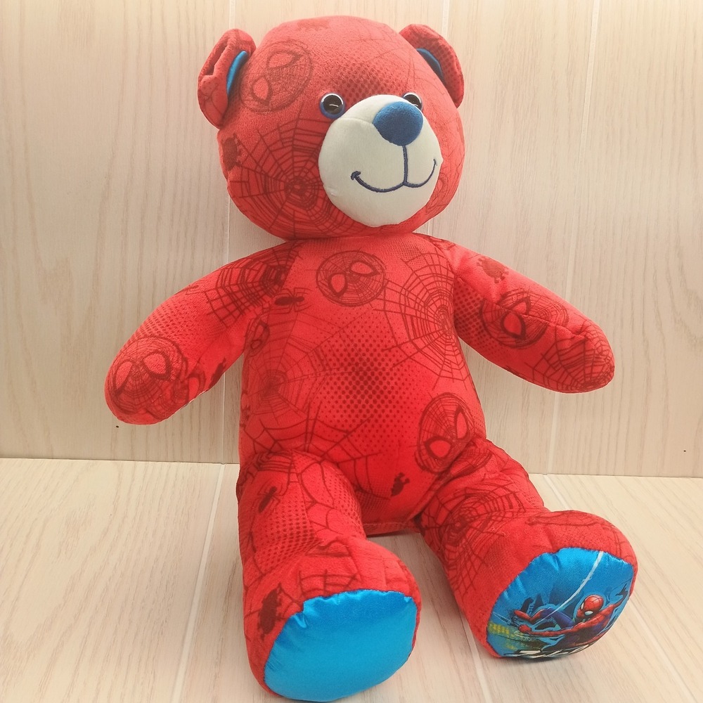 Build A Bear Workshop BABW Plush‎ Marvel Ultimate Spiderman 2021 Stuffed Toy 17"